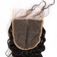 Brazilian Deep Wave 5x5 Hd Lace Closures,Free Part 10a Human Hair Closure