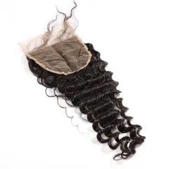 Brazilian Deep Wave 5x5 Hd Lace Closures,Free Part 10a Human Hair Closure